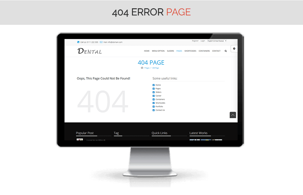 Spa 404 Page