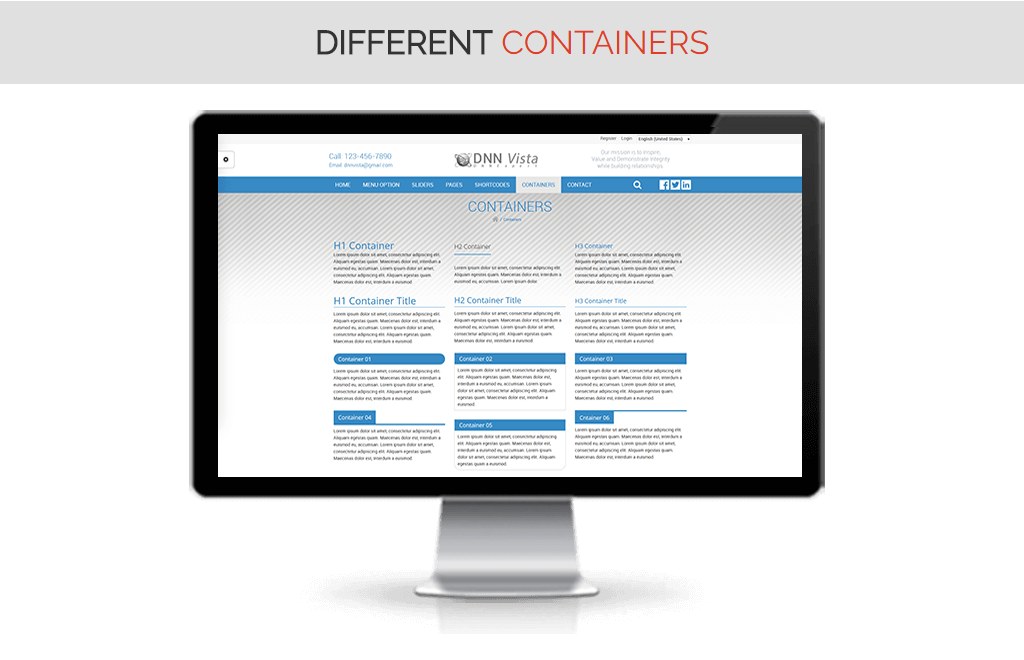 Dvista Containers